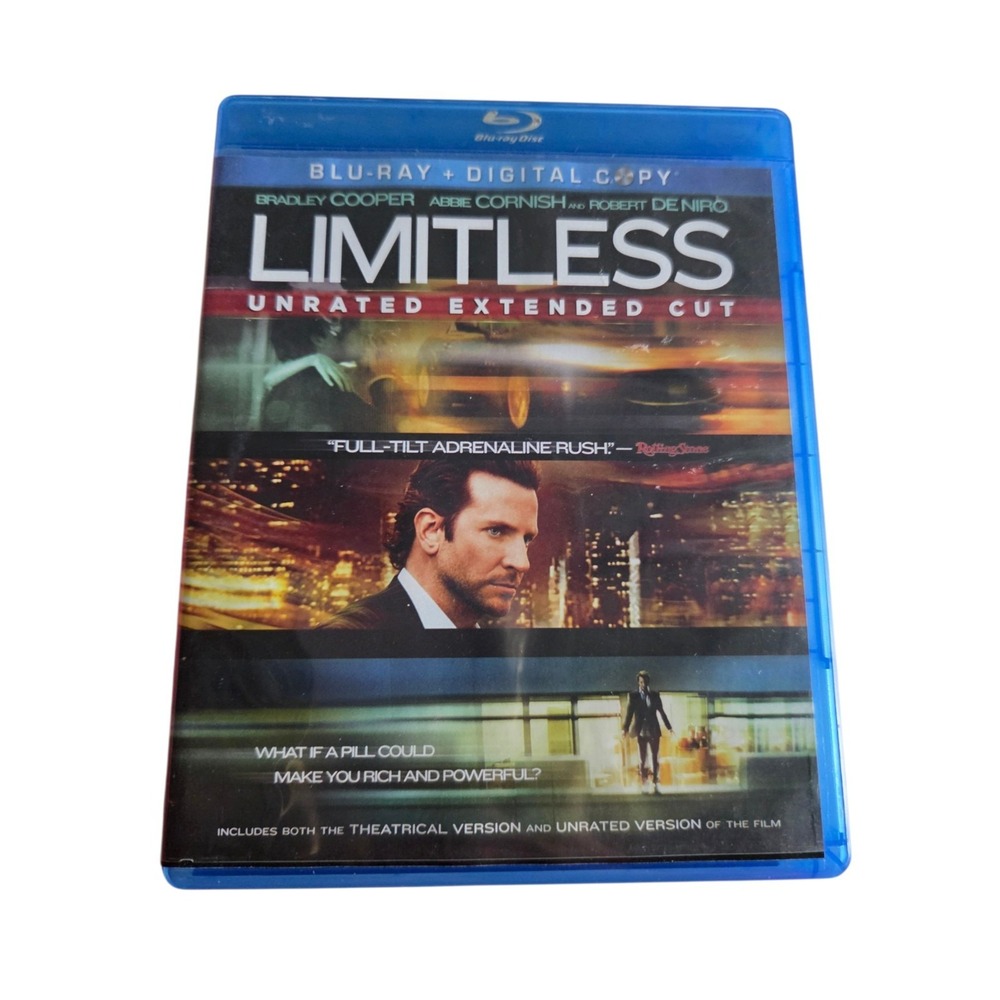 Limitless (Unrated Extended Edition) (Blu-ray, 2011) M4